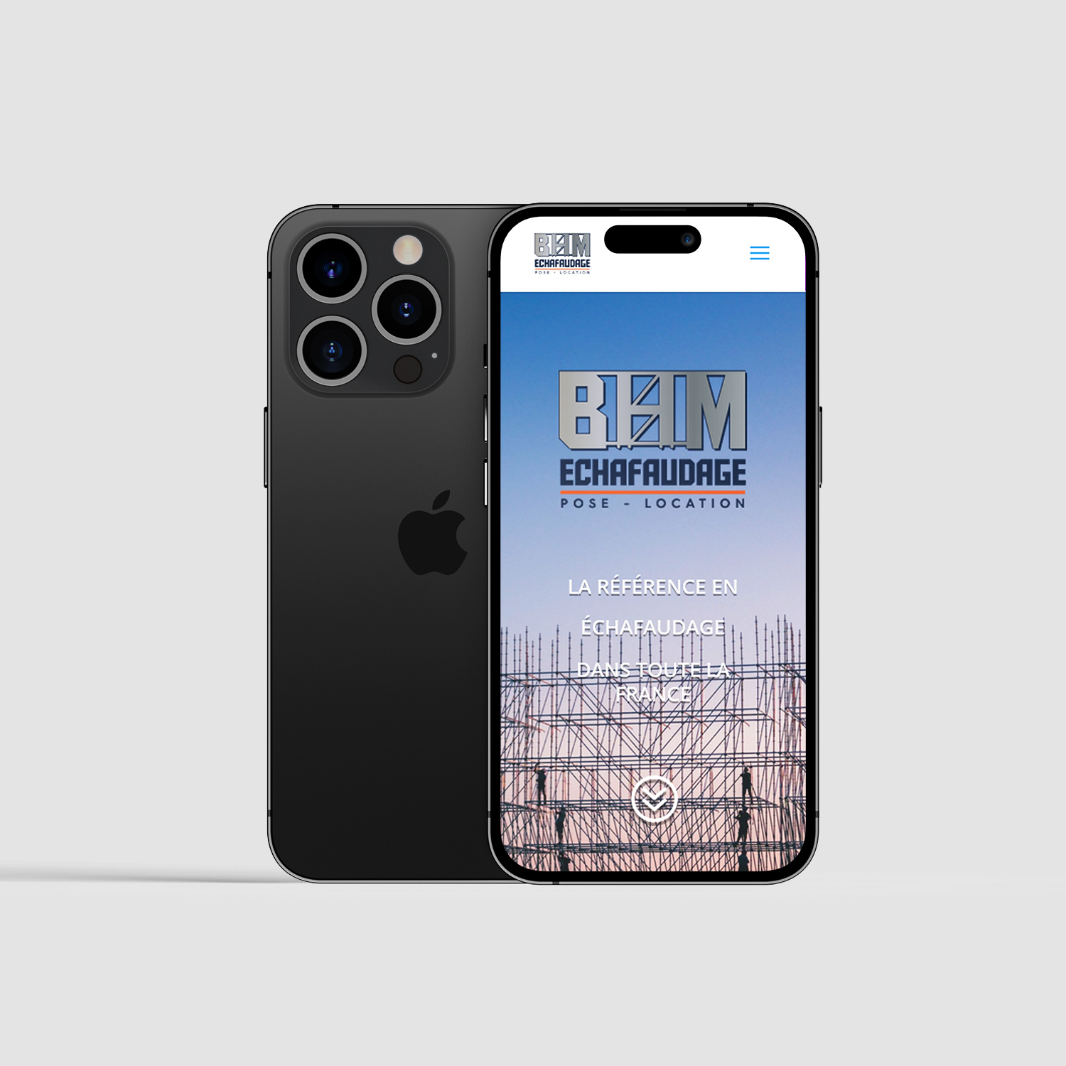 BHM Echafaudage - Site vitrine - Cogolin