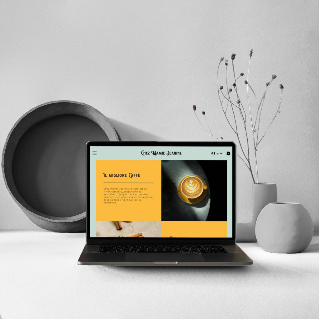 Site internet marchand pour Chez Mamie Jeanine