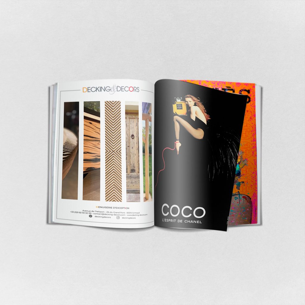 Publication magazine pour Decking & Decors