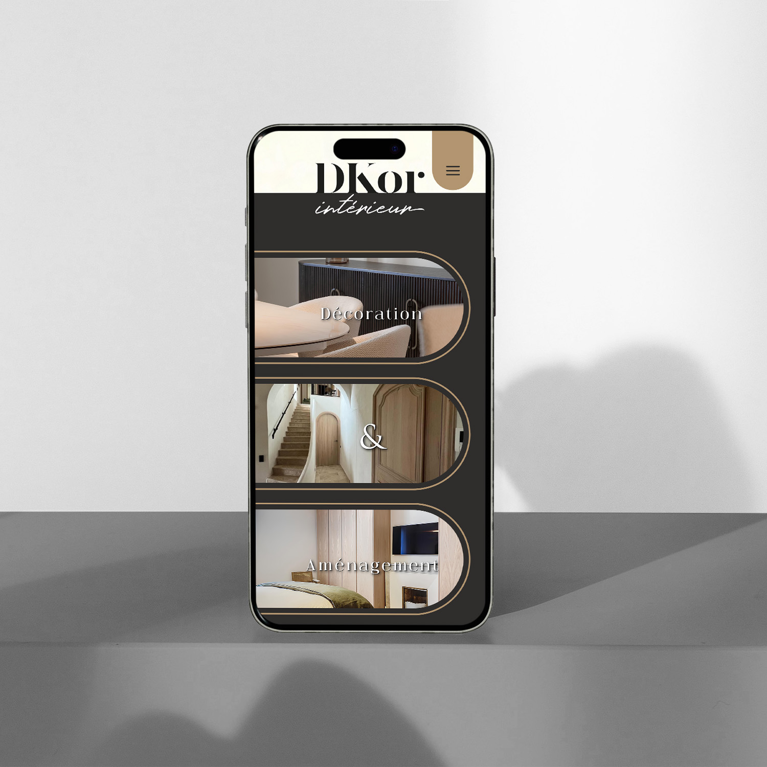 Dkor Intérieur - Site internet mobile - Gassin