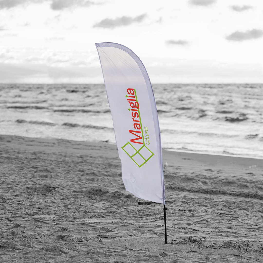 Beachflag Drapeau publicitaire