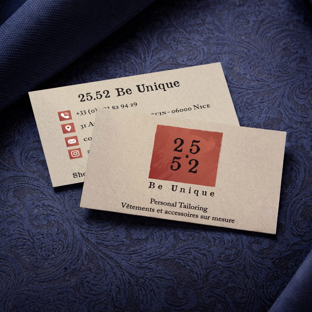Cartes de visite pour 2552 Be Unique