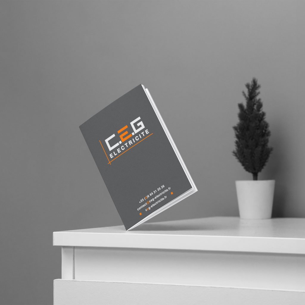 Bloc-notes A4 personnalisé pour CEG Electricite
