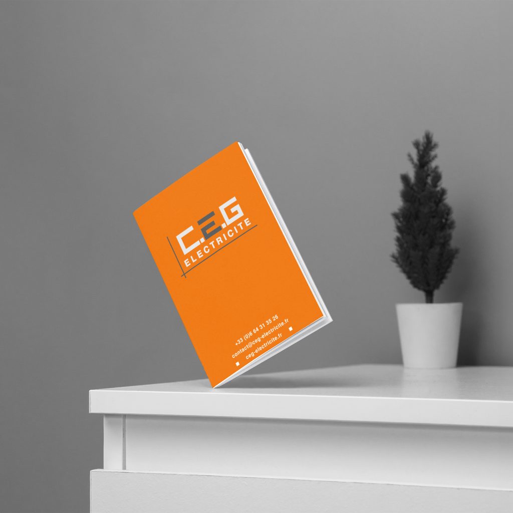Bloc-notes A5 personnalisé pour CEG Electricite