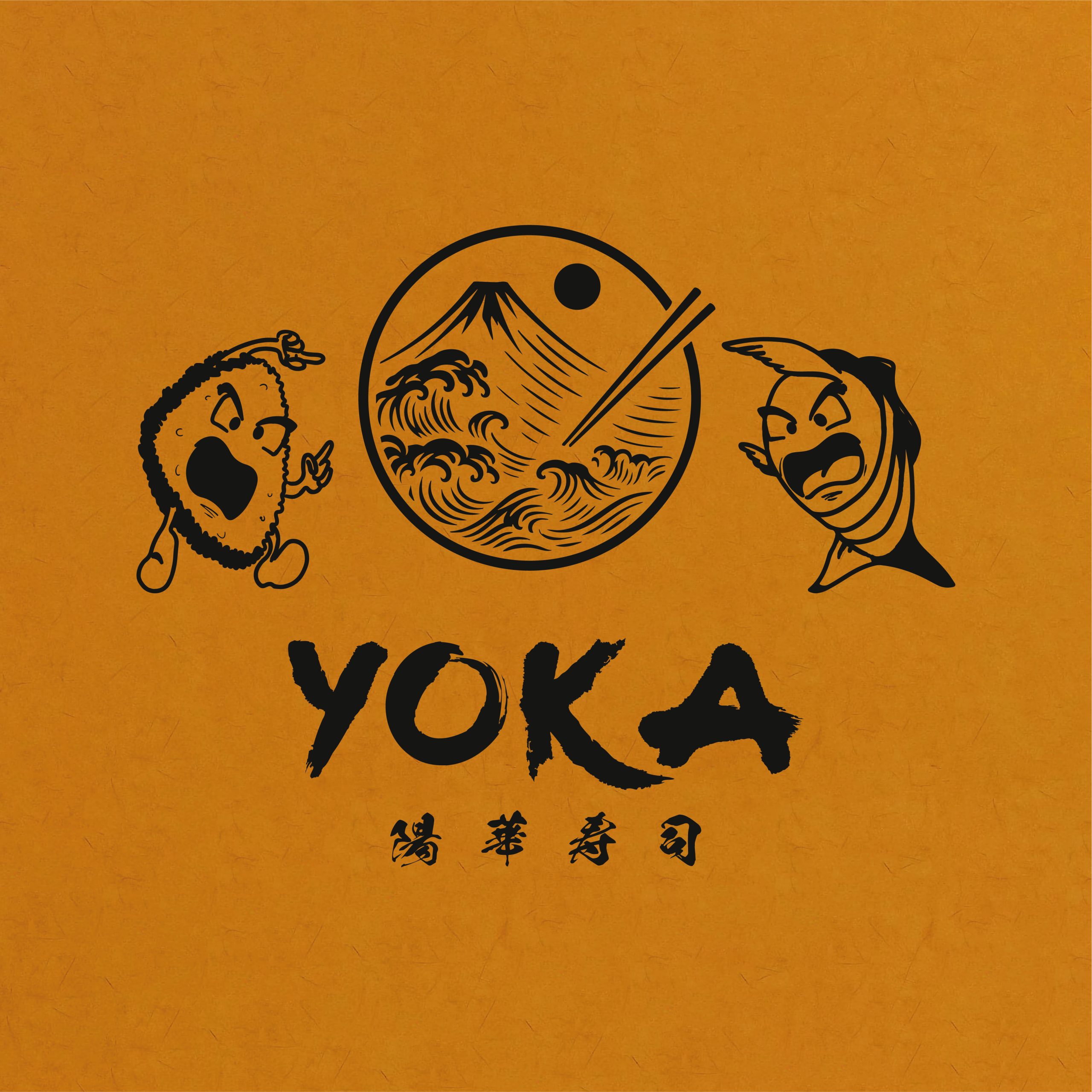 Réalisation communication - Yoka - Fusion vitnamien japonnais - aéroport de la môle - Logo