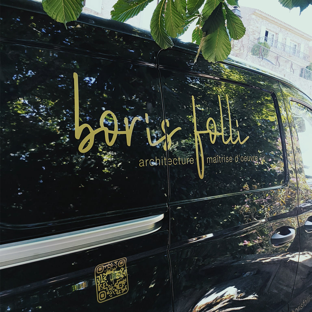 Flocage de véhicule pour Boris Folli