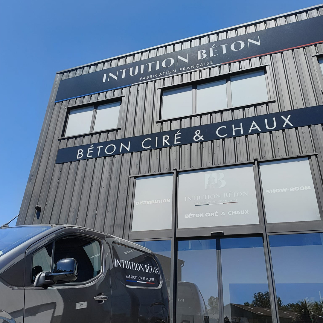 Intuition - Beton - Enseigne dibon - Cogolin