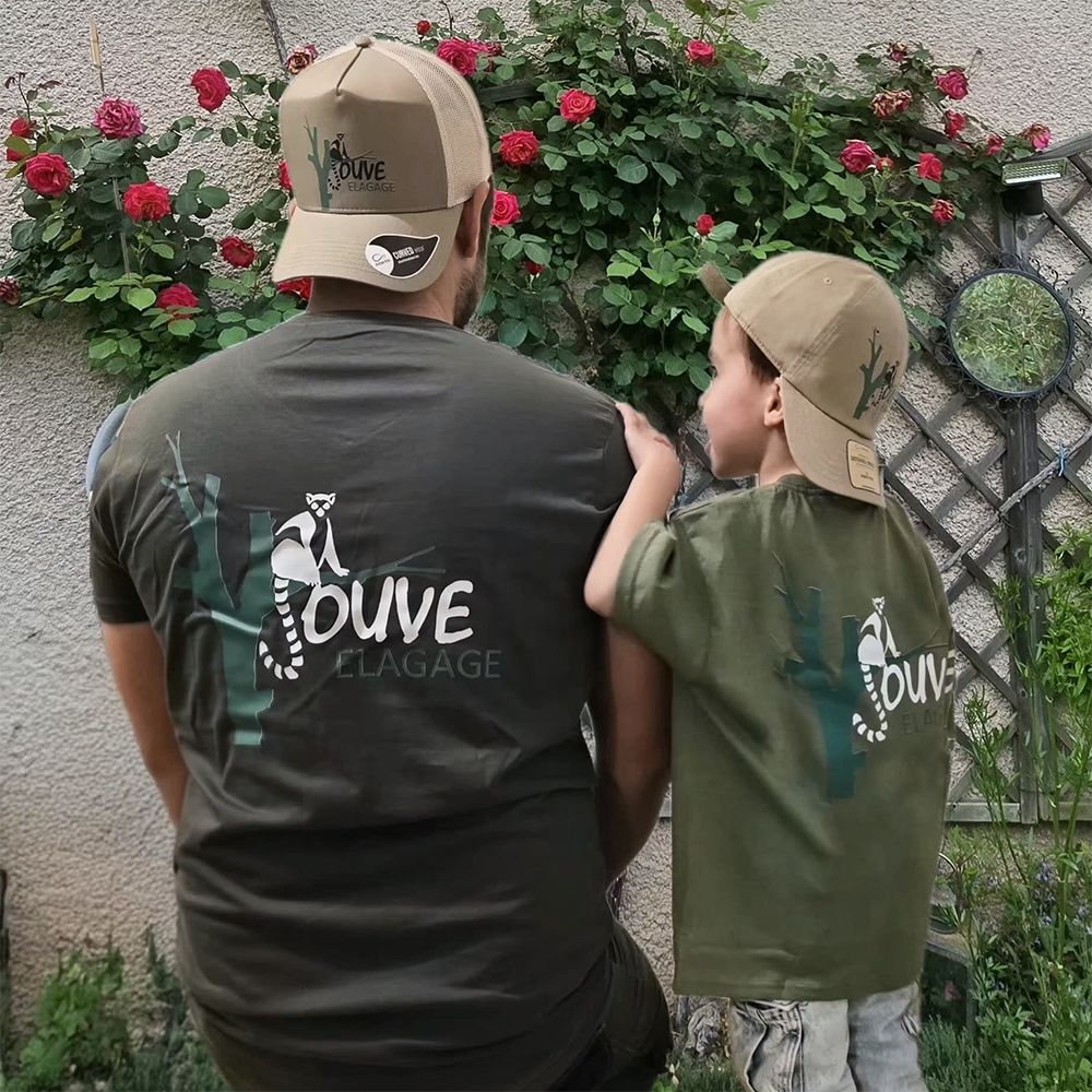 T-shirts personnalisés avec logo pour Jouve Élagage