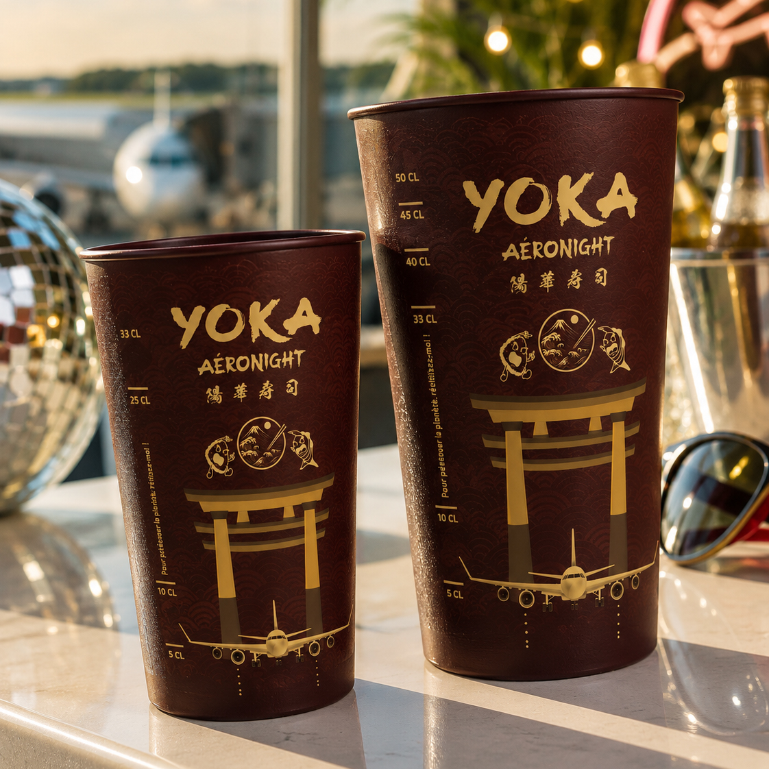 Gobelet réutilisable personnalisé pour Yoka Fusion