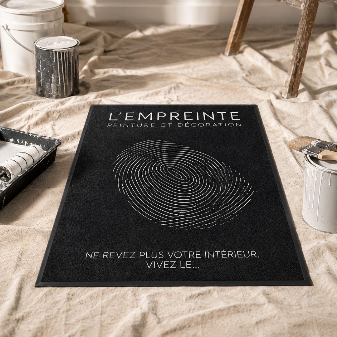 Tapis de chantier personnalisé pour L'Empreinte