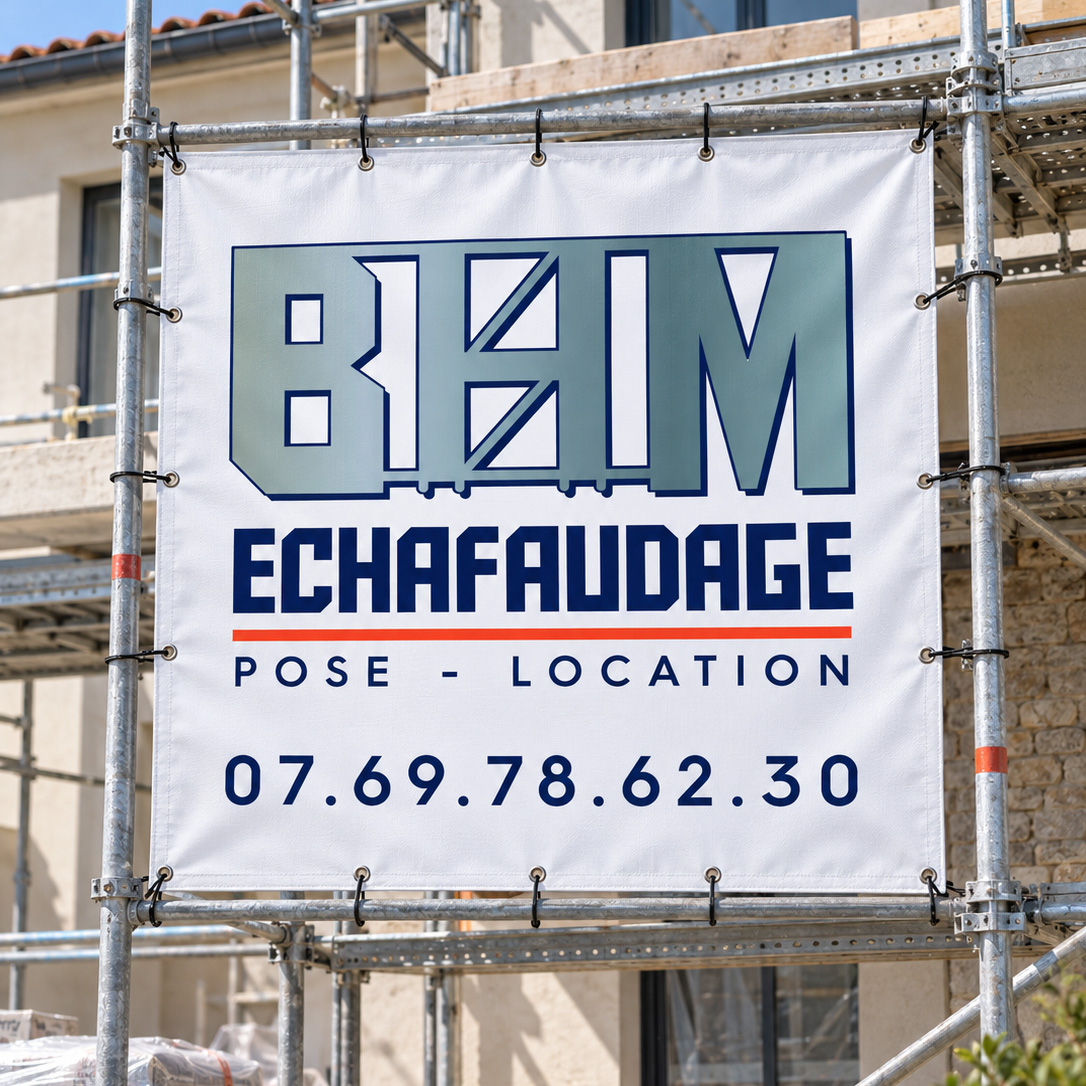 Bâche publicitaire